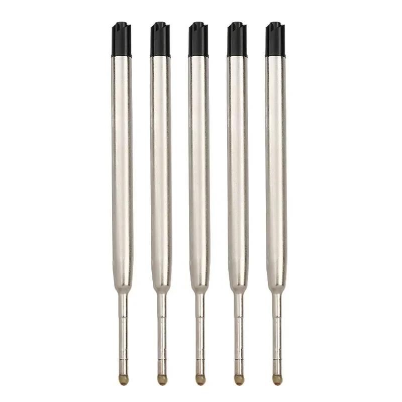 

5/10/20Pcs Ballpoint Pen Refill For Parker Pens Medium Point L:3.9 In Black Blue Red Ink Rods G2 Metal Refill Writing Stationery