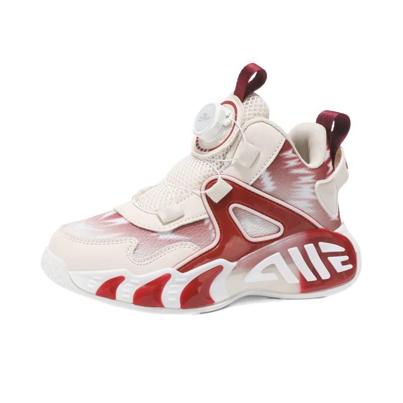 Year of the Snake limited boys shoes spring and summer new children's sports basketball shoes middle aged red boy natal year