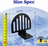 25 Pack Metal Roof Snow Guards - Alloy Steel Standing Seam Snow Stoppers with Seal Gaskets Screws Prevent Snows Ice Avalanches