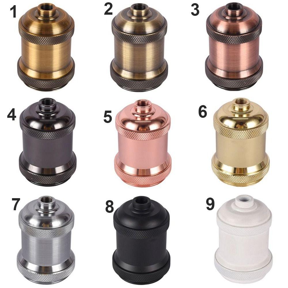 Antique Light Bulb Holder Durable Lamp Holder New E27 Vintage Lights Bulb Socket  Home For decor
