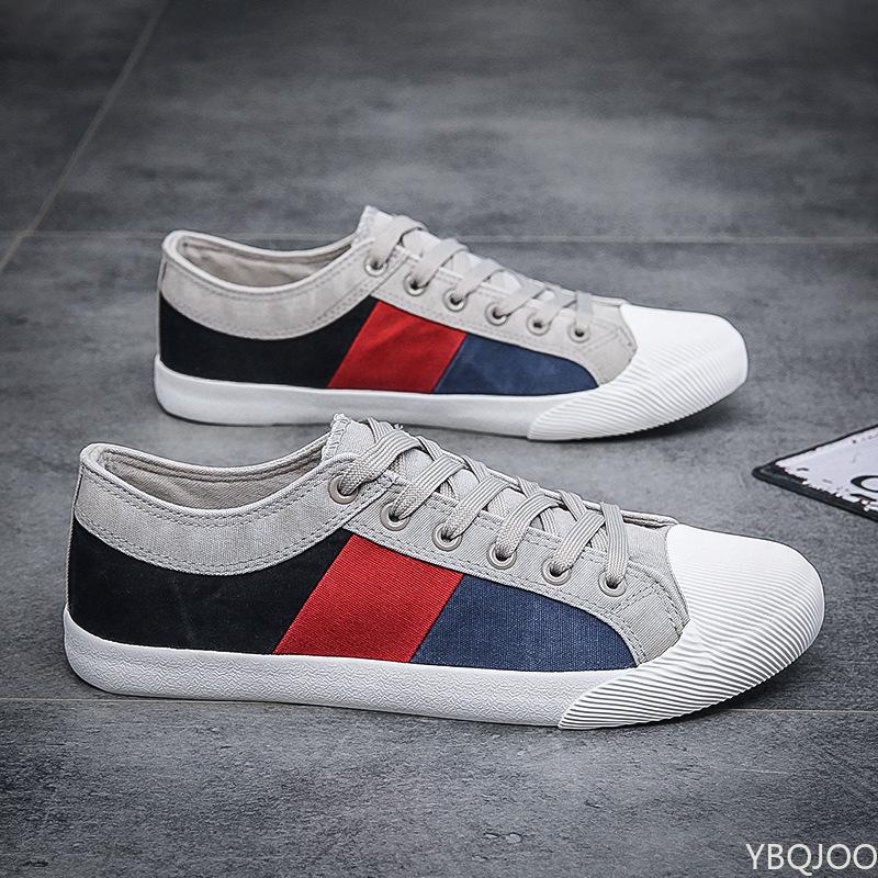 Spring and autumn casual shoes men fashion breathable walking flat shoes men's color matching sneakers men's 2024 tennis shoes