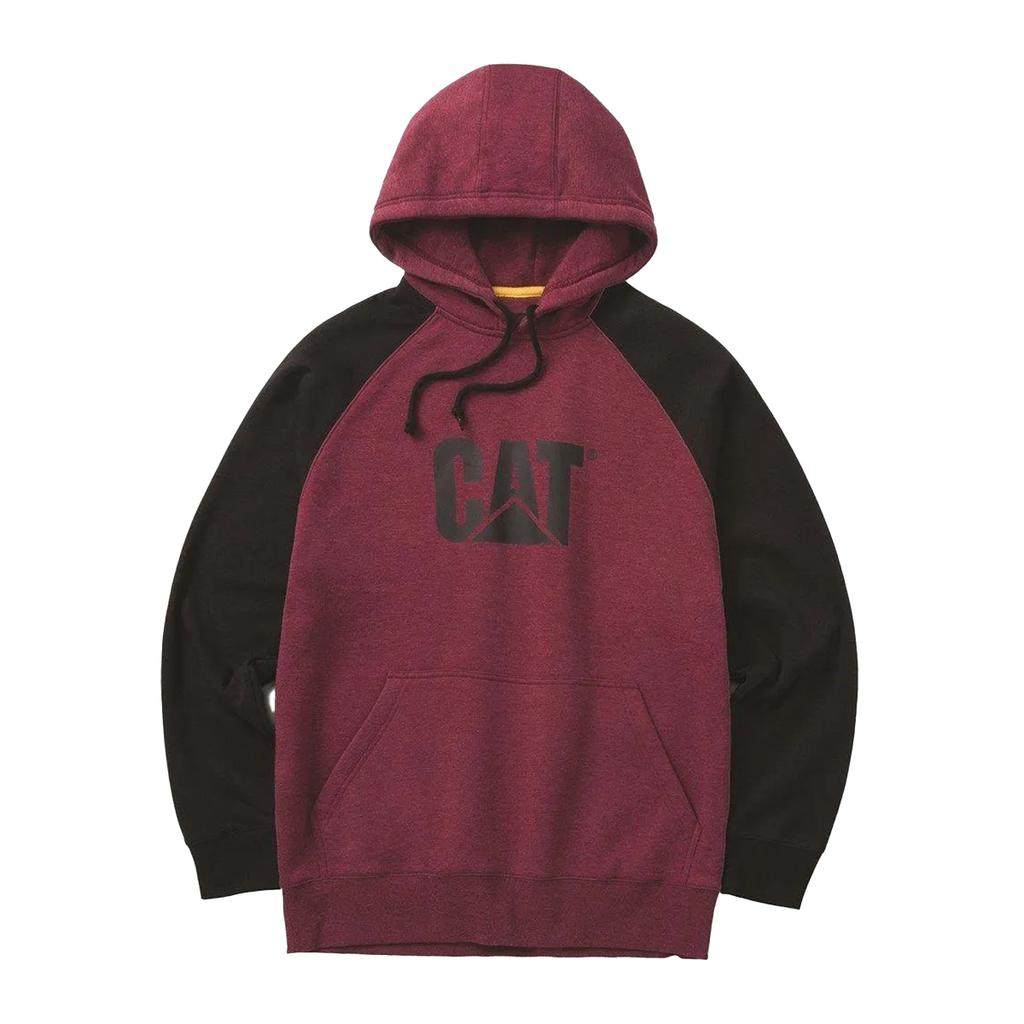 CAT Lifestyle Mens Hooded Raglan Sweatshirt