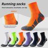 Sport Socks Moisture Wicking Professional Marathon Running Socks Breathable Antibacterial Cushioned Compression Hiking Socks