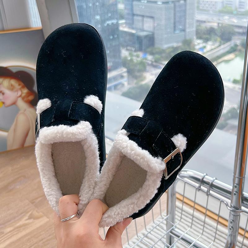 Flat-soled Plus Velvet Flat Shoes for Women Winter Women Sneakers Shoes Comfortable Fur Female Shoes for Women