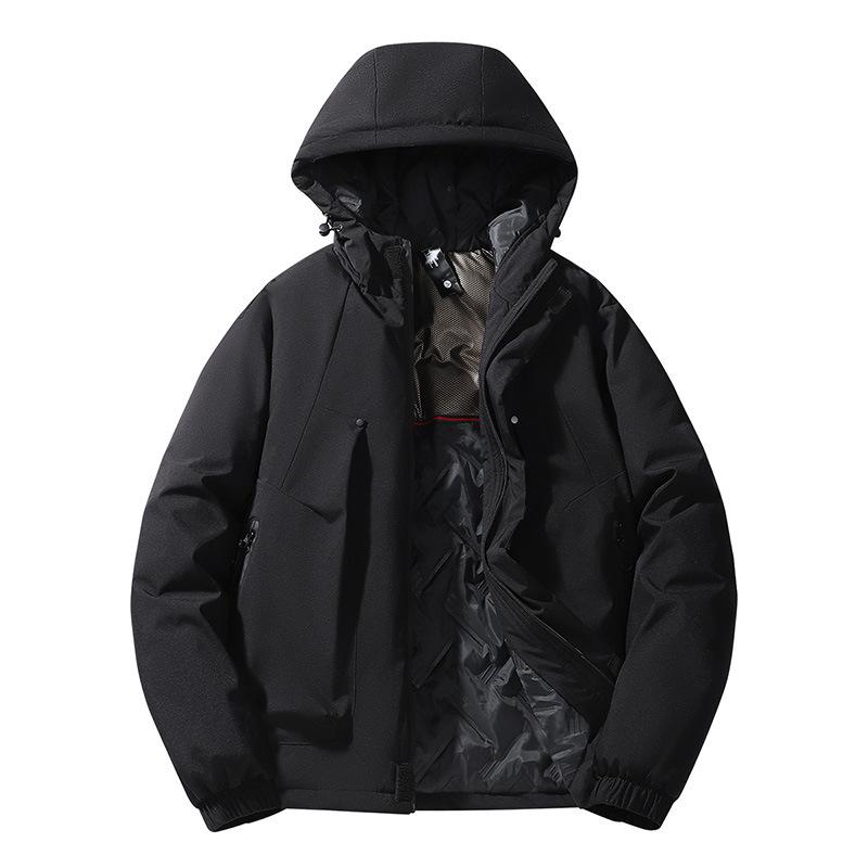 Young Men's Autumn and Winter New Style Workwear High School Students Plus Fat Plus Larger Jacket Cotton Suit