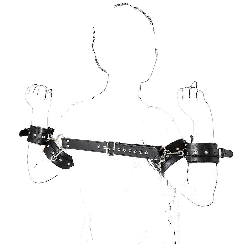 Conjunto de Algemas Ajustáveis Atrás das Costas para Casais - Equipamento de Bondage e Produtos SM