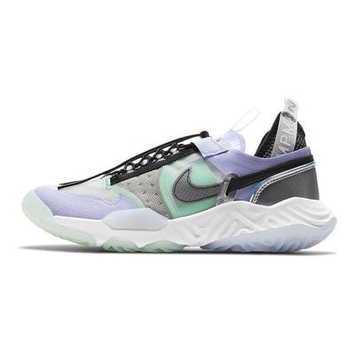 Air Jordan Delta Breathe Fioletowy Jaskrawozielony Damskie Sneakersy Białe Wielokolorowe Metaliczno-Srebrne DJ5200-109