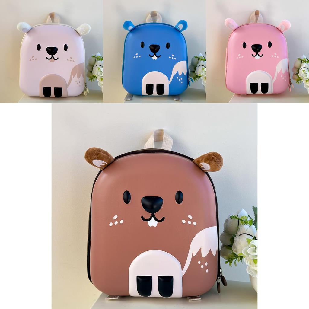 Colorful And Fun Pvc Kids Backpack With Animal Print For Boys And Girls For Daily Use