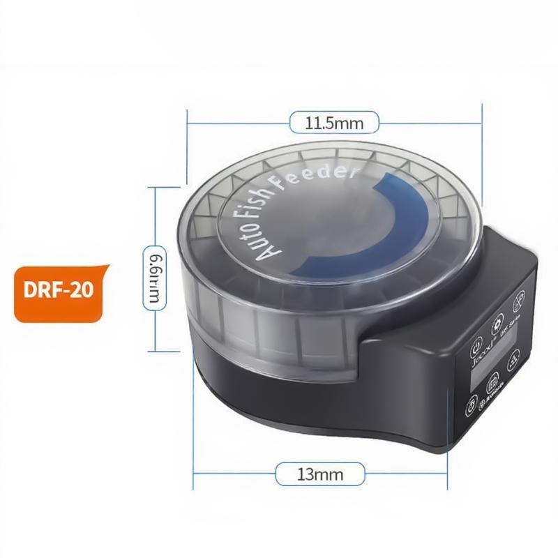 Automatischer Fischfutterspender für Aquarien Fischfutterspender Automatischer Spender Aquarium Automatischer Futterspender Zeitgesteuert Automatisches Fischfutter