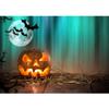 Wooden Board Photography Background Halloween Pumpkin Lamp Vinyl Photocall Backdrop for Children Baby Photobooth Photo Studio