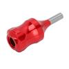 Tattoo Cartridge Grip Aluminum Alloy Lightweight Work Stable Large Friction Universal Tattoo Supplies for Salon Red