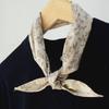 Johnature Korean Floral Triangle Scarf Four Seasons Versatile Casual Print Decorative Scarfs Women