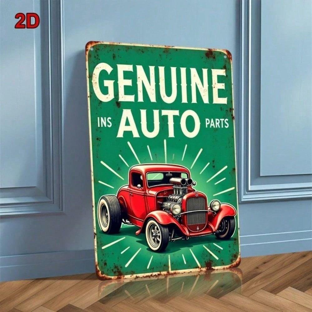 Vintage Metallwandkunst Poster Retro Dekor für Bar