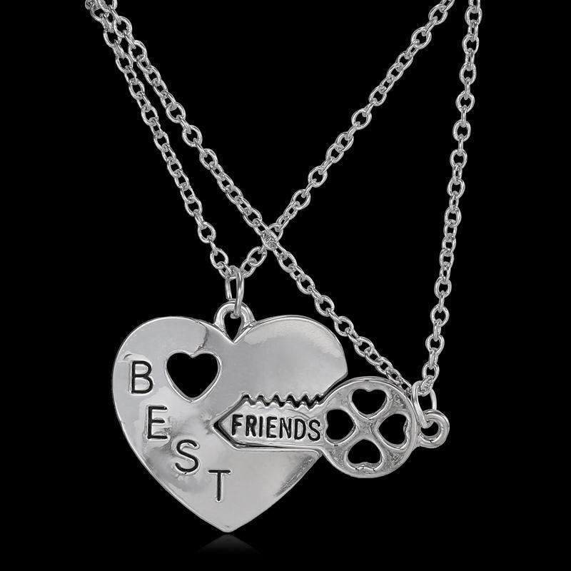 Colliers pour Couples Meilleurs Amis Pendentif Coeur