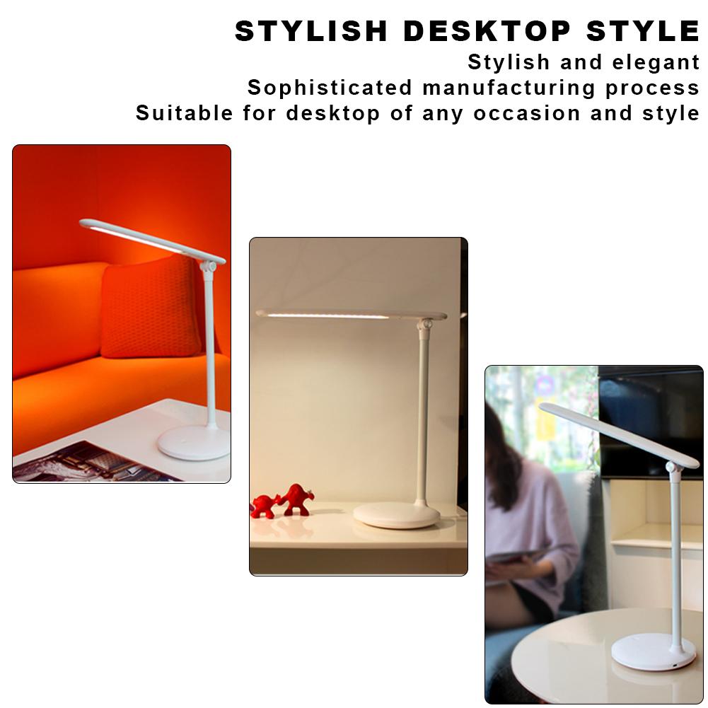 Lampă de birou LED pentru nail art, protecție ochi, luminozitate reglabilă, lampă de masă pentru citit și studiu
