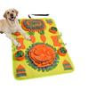 Slow Feeding Game Interactive Puzzle Dog Food Mat Slow Eating Orange Dog Snuffle Mat