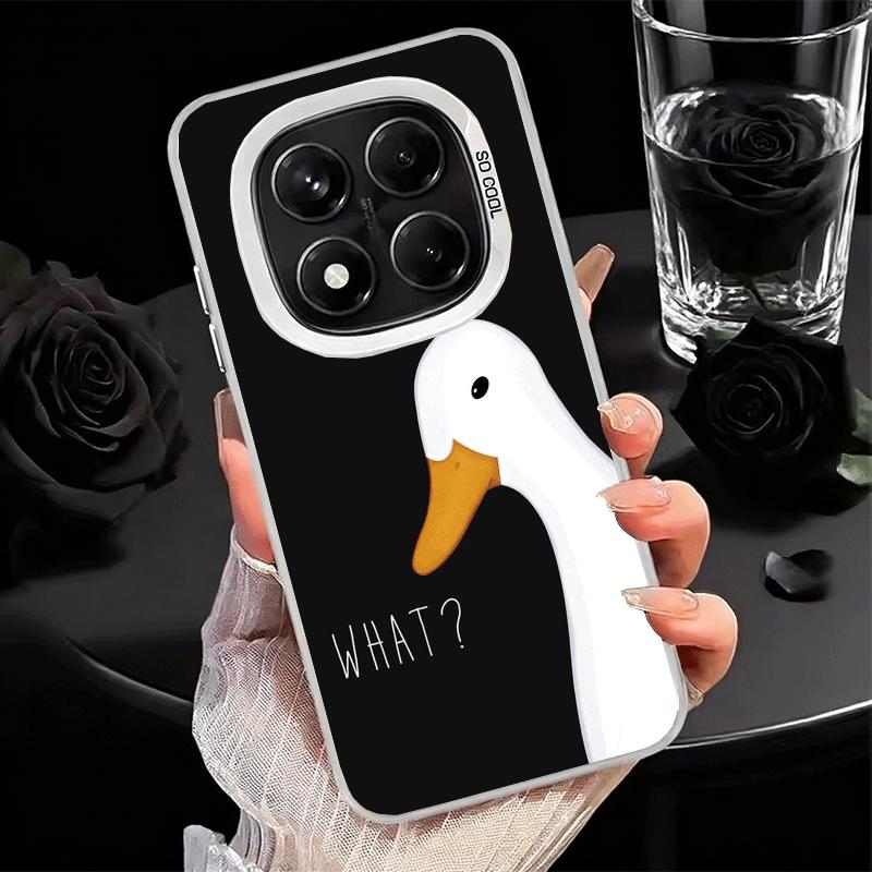 Funny Cartoon Goose Game Shockproof Phone Case for Xiaomi Redmi Note 15 14 13 12 Pro Plus 11 11S 11T 5G Cover Anti Fall Fundas