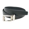 United Colors of Benetton Men's Solid Belt 2049 (BNMB2049) in Black, Free Size