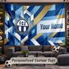 FC Zürich Personalized Tapestry Support Custom Name, Wall Art Home Decoration