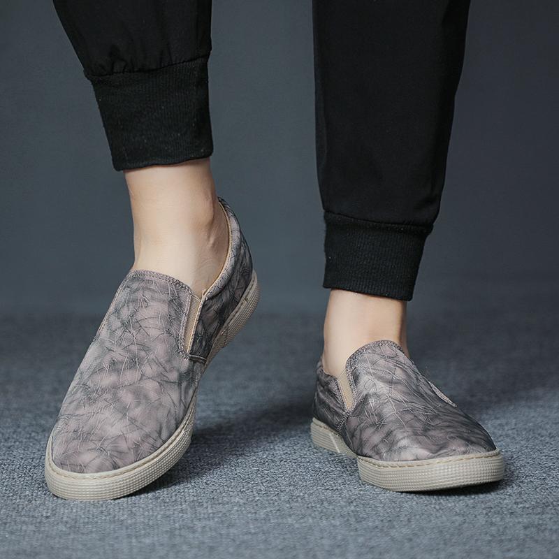 Fashion Men's Canvas Shoes Hot Sale Lightweight Comfortable Low-cut Vulcanized Espadrille Non-slip Casual Men Flats Shoes BD23001