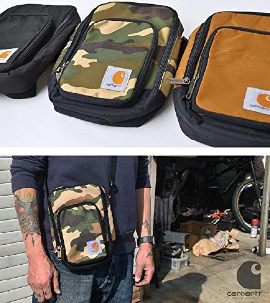 Carhartt Body Bag Brand Black Camo Brown Shoulder Logo One Shoulder Crossbody Work American Casual 220700 [Carhartt] Men's Women's