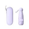 Portable 5 Fold Umbrella, Sunny And Rainy  Umbrella, Sun Umbrella, Black Plastic Folding Capsule Umbrella