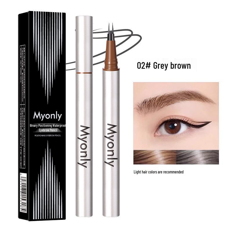 

Водостойкий двусторонний карандаш для бровей Maiouly: Легко наносится, не размазывается для начинающих