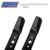 3Pcs Replacement Lawn Mower Set 18 4/7'' Stainless Steel Mower Blades Compatible with MTD CUB CADET TROY-BILT 742-05056, 742-05056A, 942-05056, 942-0