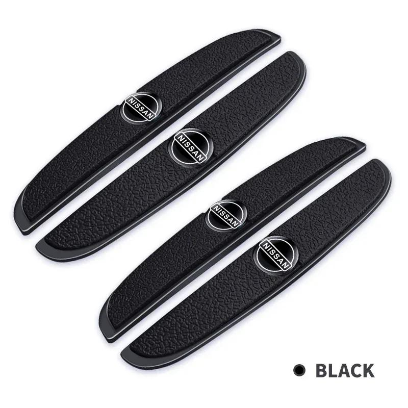 

4Pcs Car Door Bumper Rubber Anti-collision Stickers For Nissan Nismo Juke Note Versa Almera X-Trail Xterra Qashqai Accessories