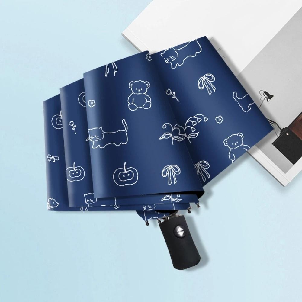 Sun Protection Dual-Use Umbrella UV Protection Folding Umbrella Travel Rain Umbrella  Beach