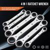 1Pcs Square Drive Ratchet Wrench Adjustable Socket Spanner  for Auto Repair
