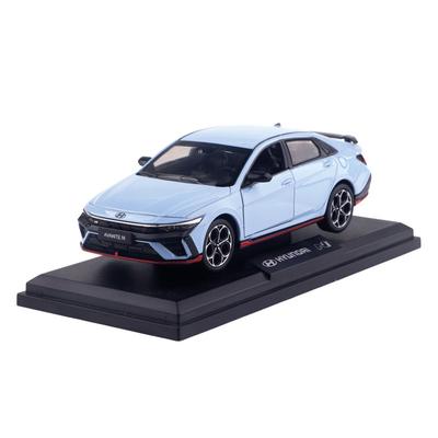 1:38 Hyundai Avante N PE Die-cast Model Car with Display Stand Set