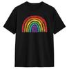 Huunisex Lgbt Flag Gay Pride Month Tshirt Unisex Awesome Tshirts Summer Crewneck Harajuku Tees Dropshipping Oversized Tops