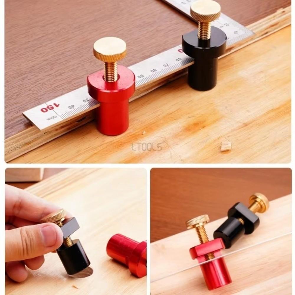 19/20mm Size Bench Stop Block Non-Slip Surface Tenon Positioner Block For MFT Workbench