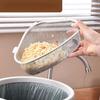Kitchen Sink Food Vegetables Leakage Peel Egg Strainer Garbage Filter Drainier Rack Drain Basket