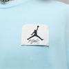 Jordan Flight Essential Logo Print Loose Short Sleeve Drop Shoulder T-Shirt Men Tops Light-Teal DZ0605-425