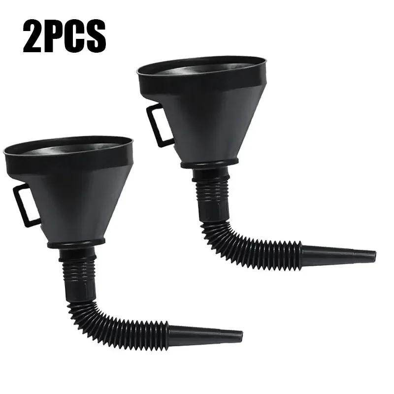 Plastic Refueling Funnel Portable Motorcycle Refueling Funnel with Filter Screen Large-diameter Motorcycle Refueling Accessories