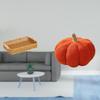 Woven Fruit Baskets And Halloween Pumpkin Pillows Decorative Snack Serving Bowl Sofa Cushion Bread