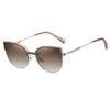 Women's Decorative Glasses  Blue Light Blocking Magnetic Clip On Rimless Glasses With Polarized Sunglasses Lenses UV400
