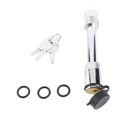Trailer Hitch Lock 58 Inch Pin Tow Stainless Steel Barbell Style Locking Hitch Pin with 3 Keys