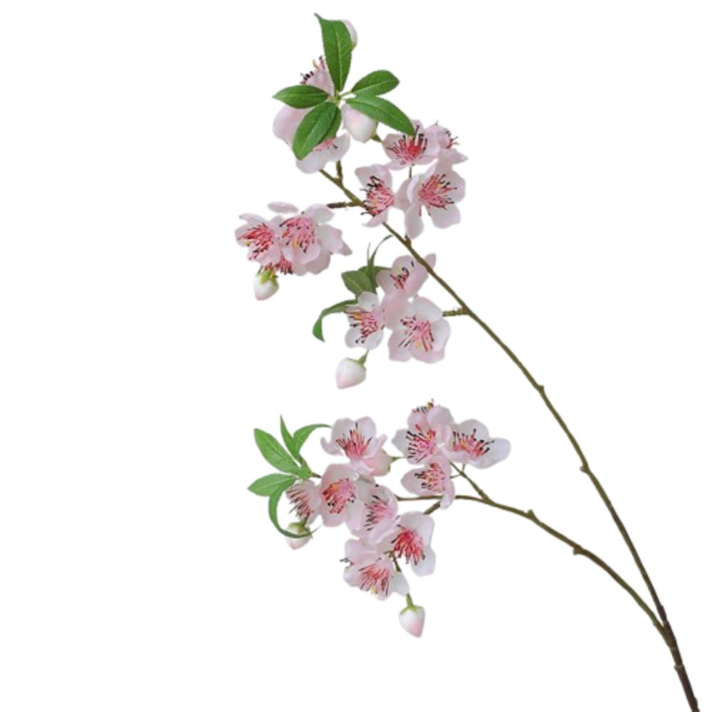 

Real Touch Artificial Cherry Blossom Branches Plastic Fake Flower Home Garden Decor розовый