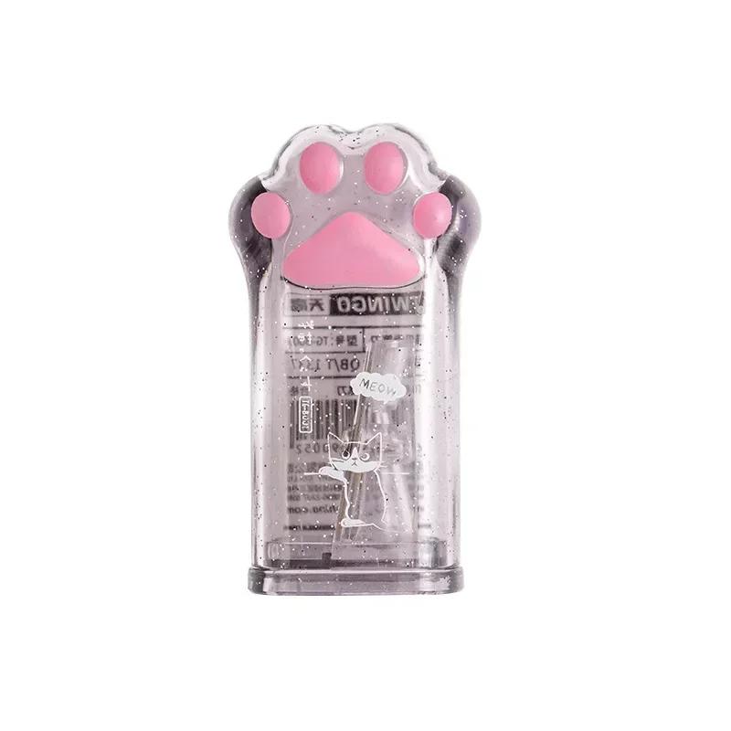 Plastic Pink Cat Pencil Sharpener Creative Kawaii Claw Student Stationery for Children Office Supplies Back To School Items