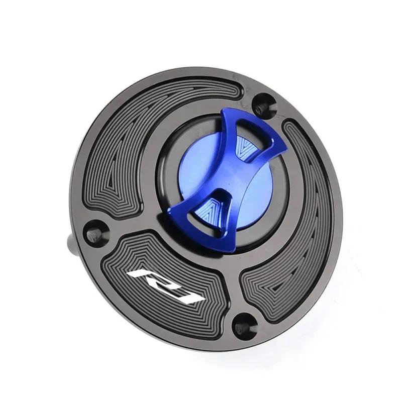 For YAMAHA YZF R1 R1M R7 R6 R15 R15M R3 Fuel Gas Tank Cover Quick Release Rotate Aluminum Oil Cap Racing Motorcycle Accessories