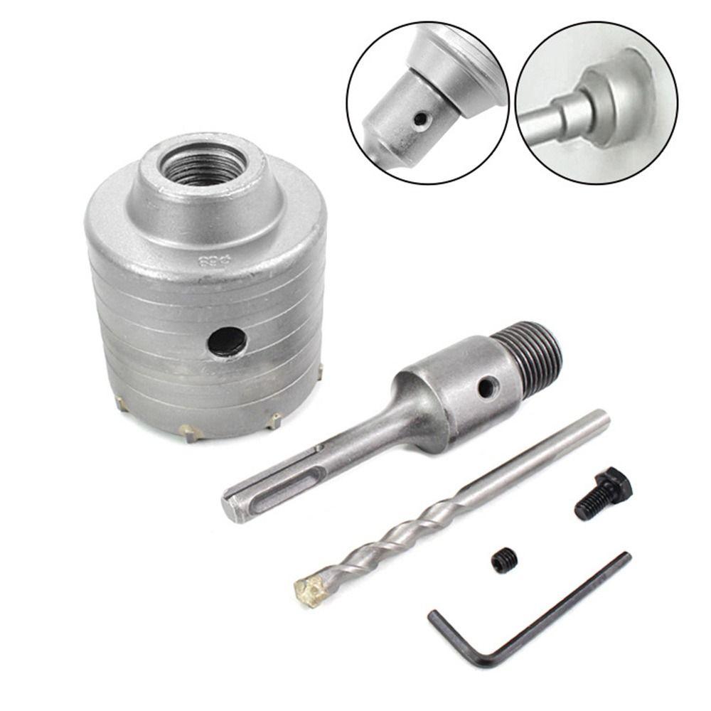 30-68mm Wall Hole Saw with Round Shaft Fast Drilling Concrete Hole Saw Hammer Drill Bit Set