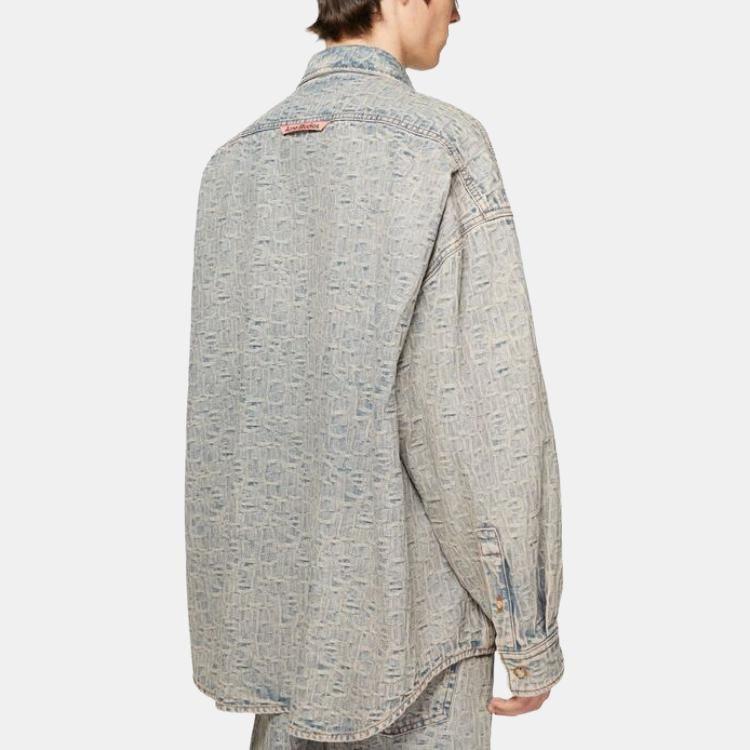 Acne Studios Button Up Denim Shirt Men's BB0562-BUF