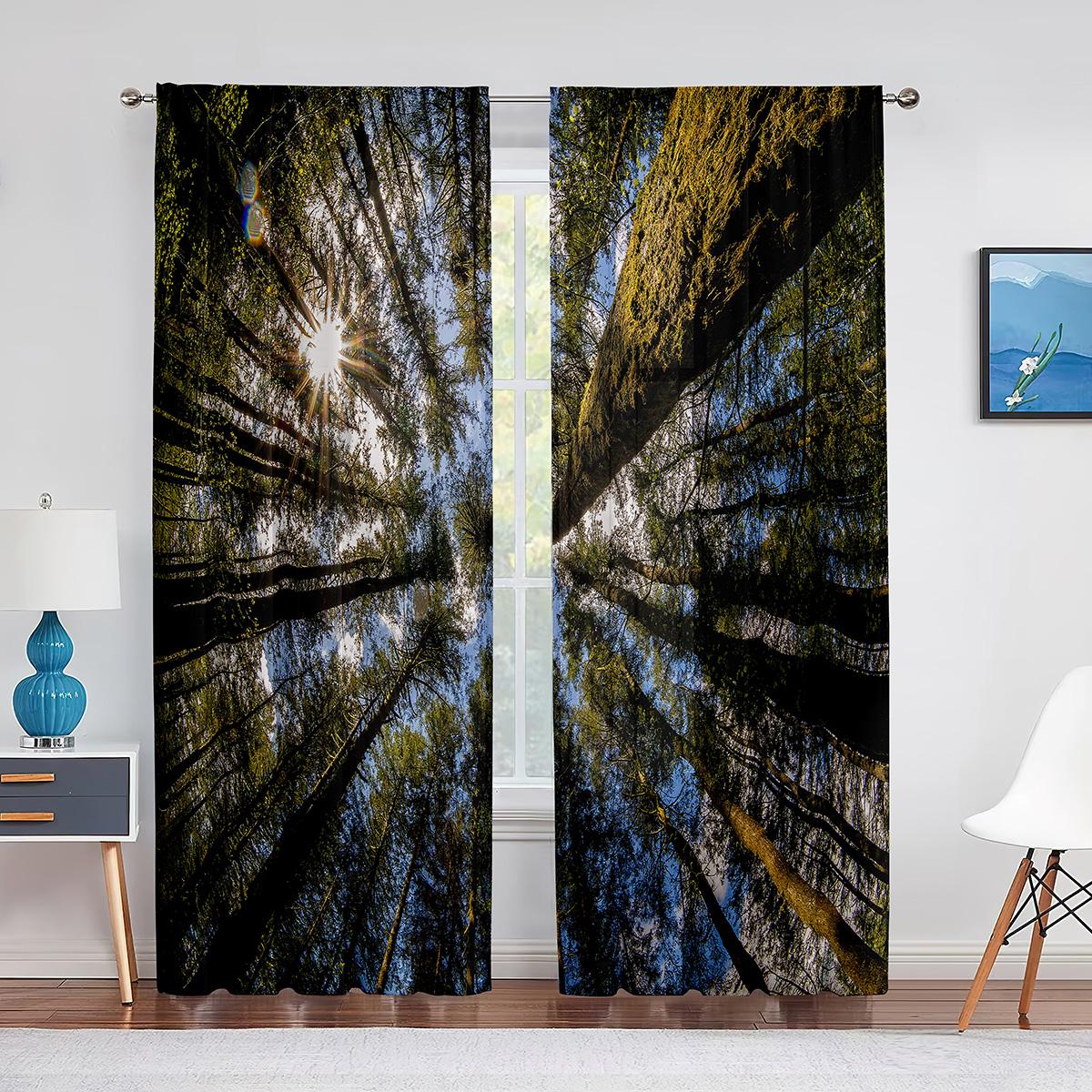 Прозрачная вуаль с лесом — фото 4