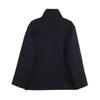Cappotto Corto da Donna in Misto Lana Collo Alto Casual Chic Capospalla Inverno 2025