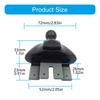 Universal Car CDs Slot Phone Holder With 17mm Ball Head For Stable Mounting And 360 Degree Rotation