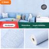 3D DIY lněná pěna Vodotěsná samolepicí samolepka na zeď DIY Home Obývací pokoj Dekor pozadí Tapeta Samolepky na zeď