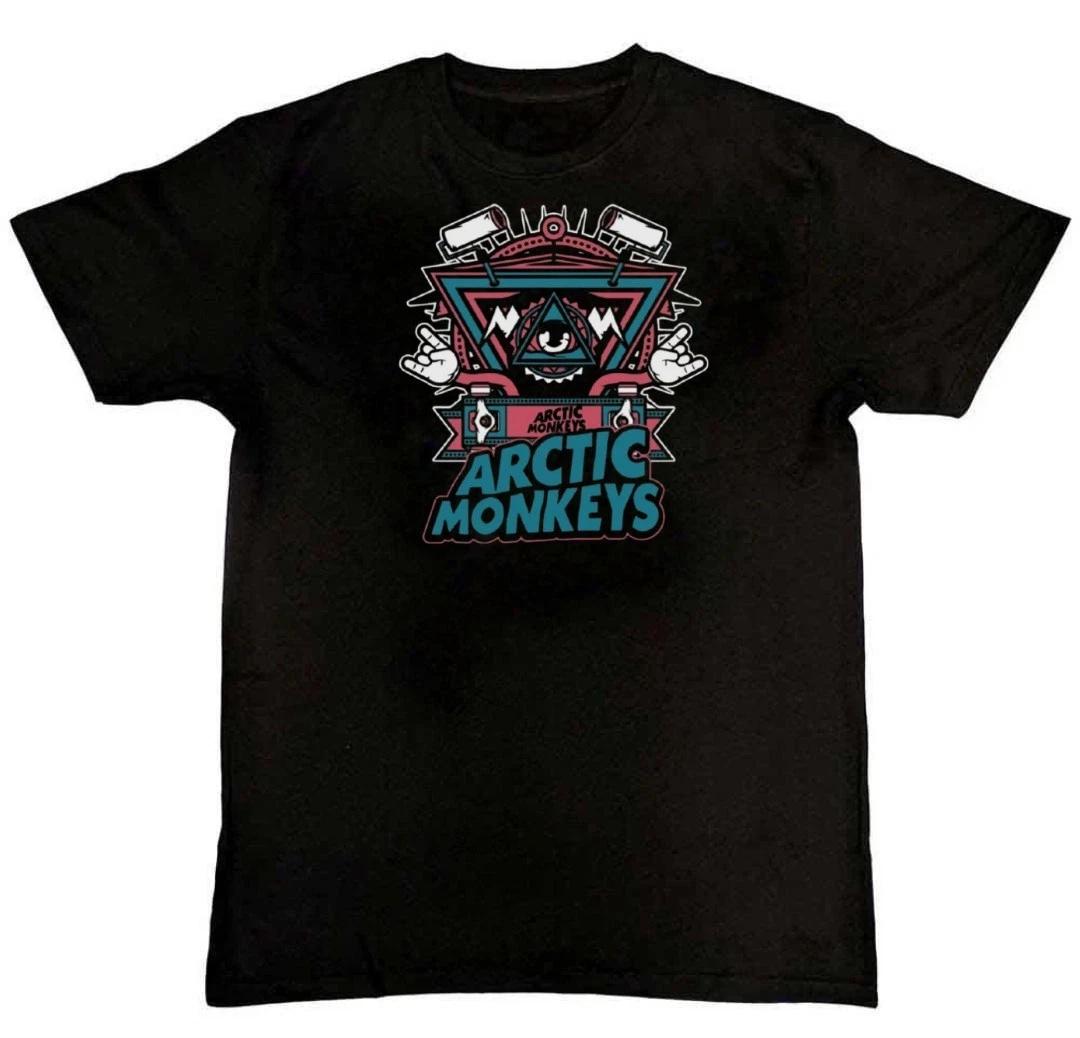 Arctic Monkeys Eye Pyramid Graphic Print Unisex Mens T-Shirt S M L XL 2 3 4 XL XXXL
